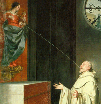 Vision de St Bernard, 1650 (Alfonso Cano)